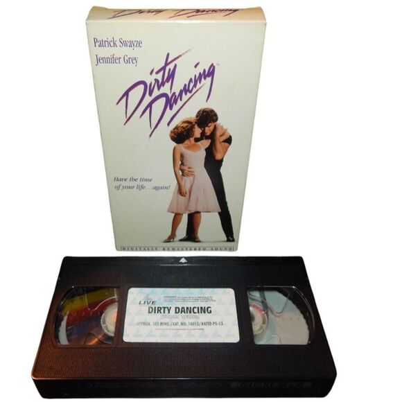 DIRTY DANCING vintage VHS in original paper case Patrick Swayze Jennifer Grey - Picture 2 of 7